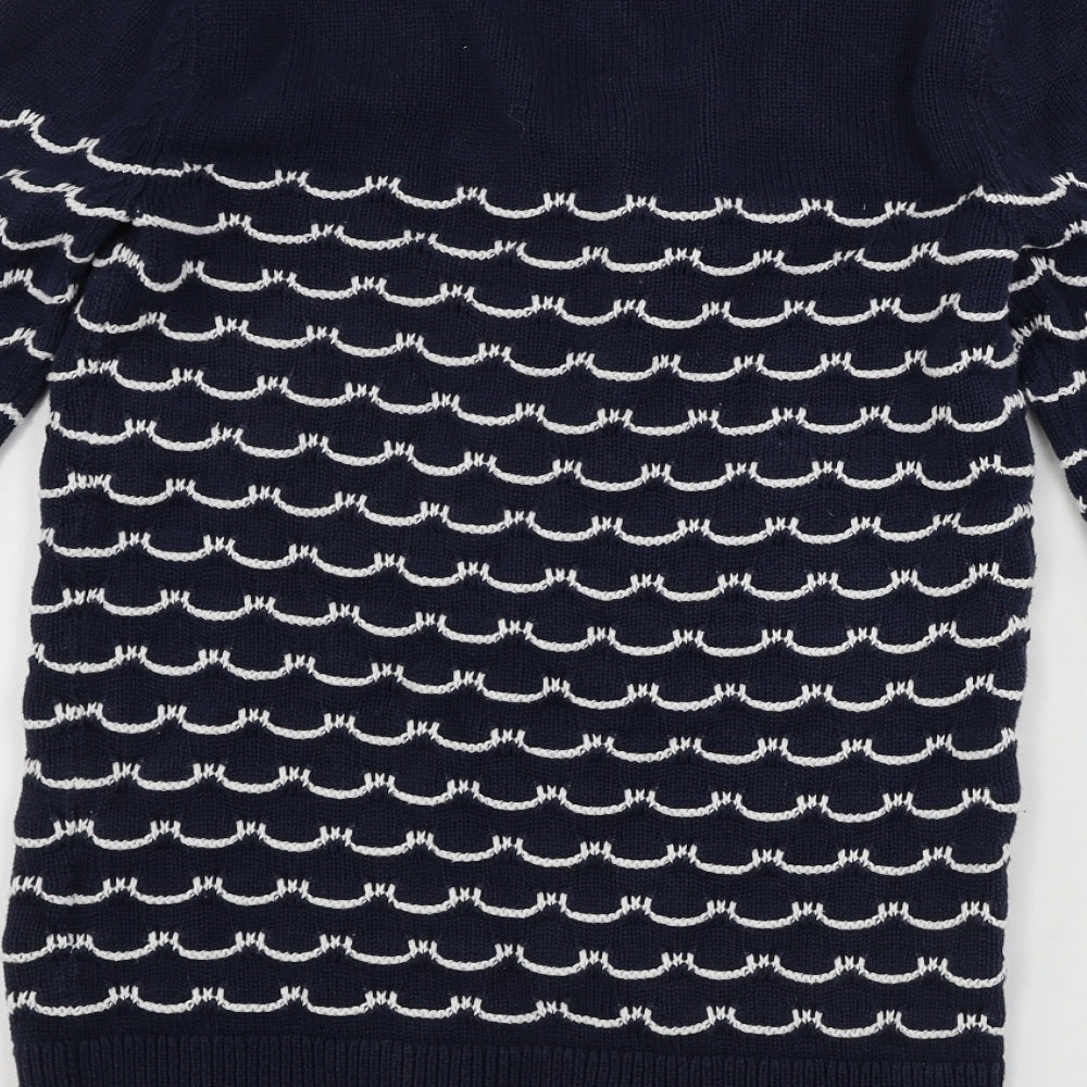 Crew Clothing Womens Blue   Cardigan Jumper Size 8