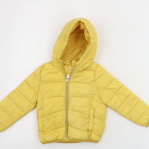Primark  Boys Yellow   Jacket Coat Size 2 Years
