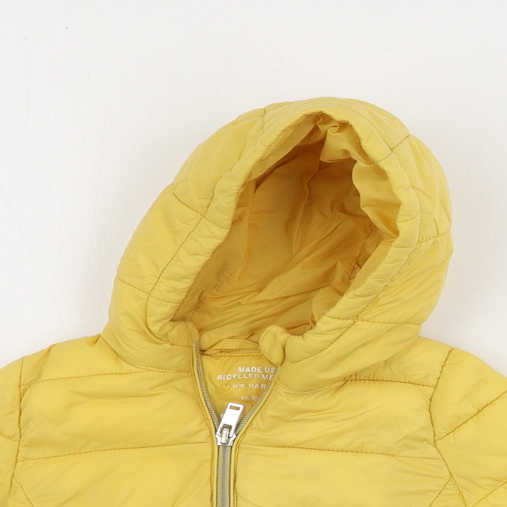 Primark  Boys Yellow   Jacket Coat Size 2 Years