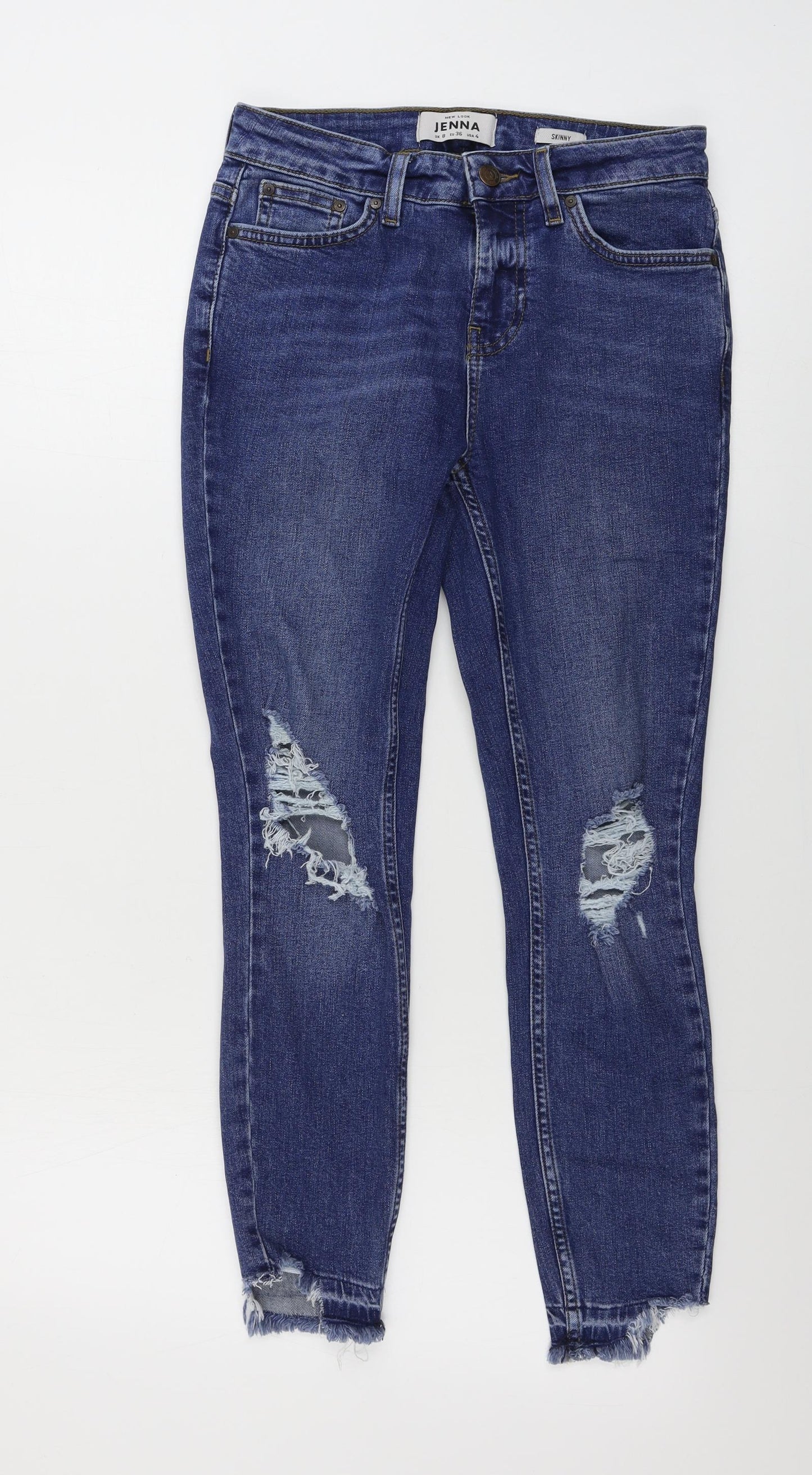 New Look  Womens Blue   Skinny Jeans Size 8 L27 in