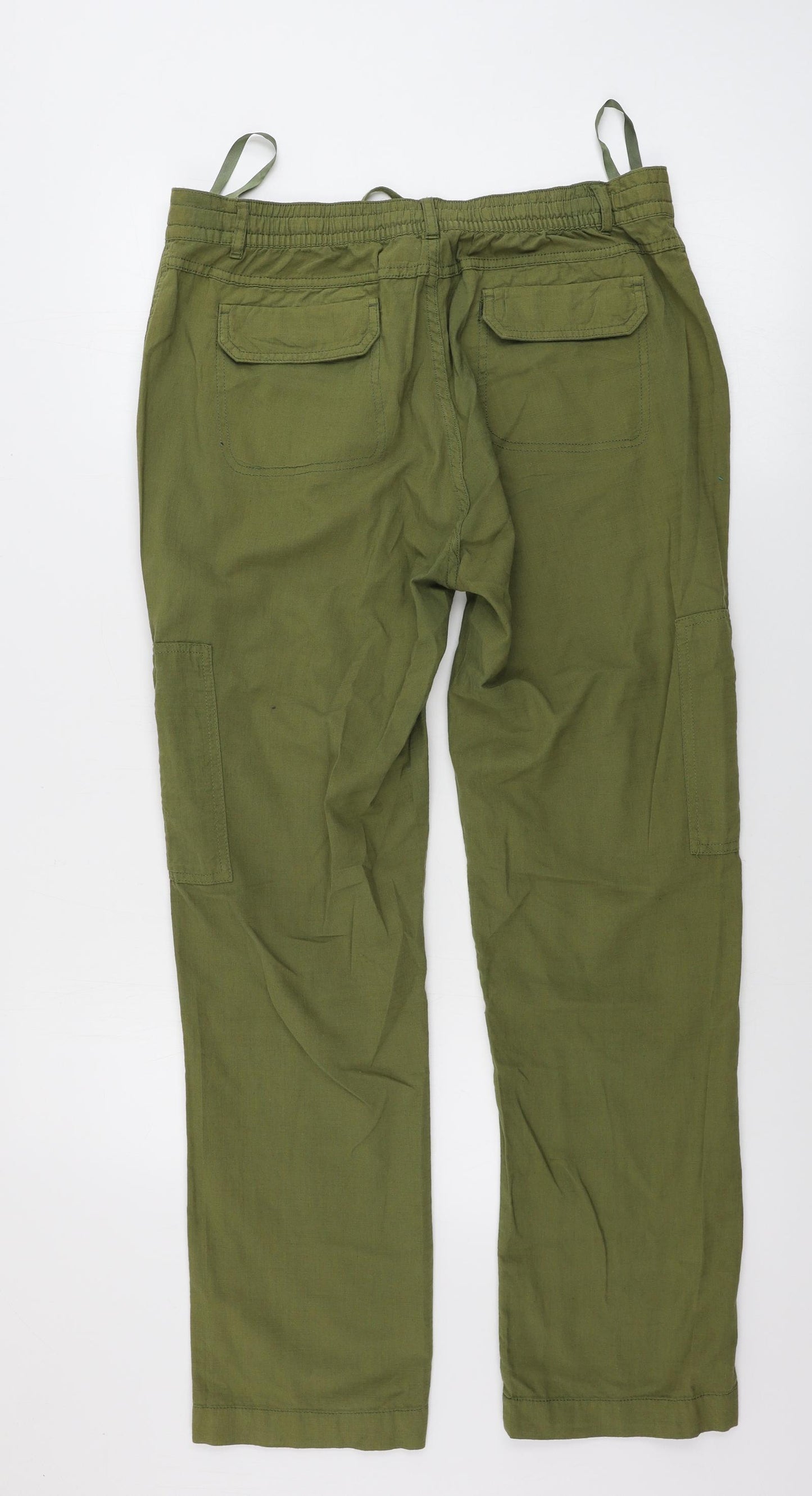 Peacocks  Womens Green   Trousers  Size 12 L29 in
