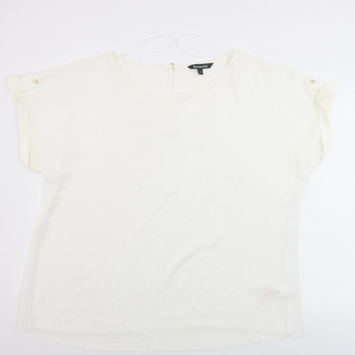 Bonmarché  Womens Ivory   Basic Blouse Size 22