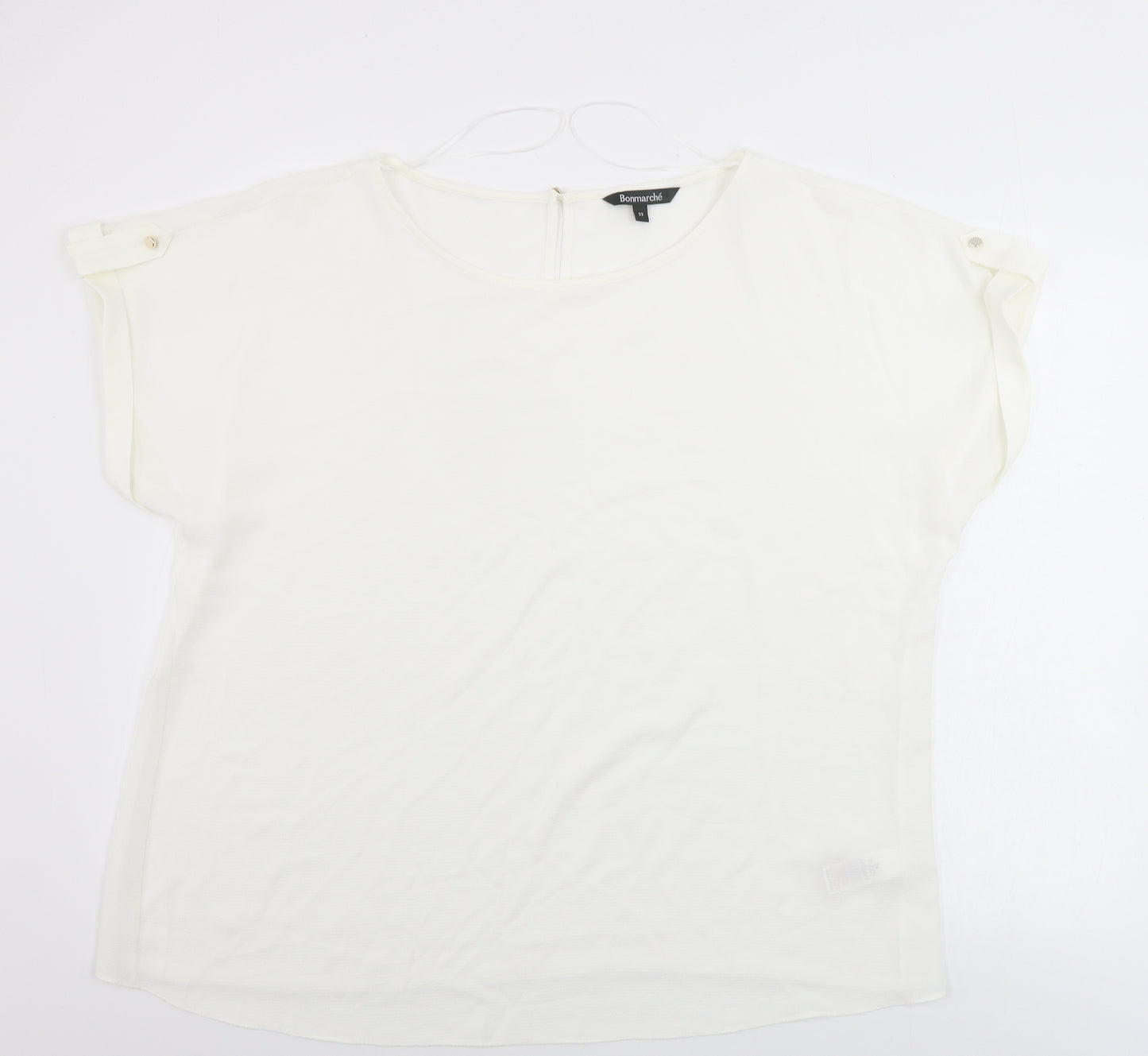 Bonmarché  Womens Ivory   Basic Blouse Size 22