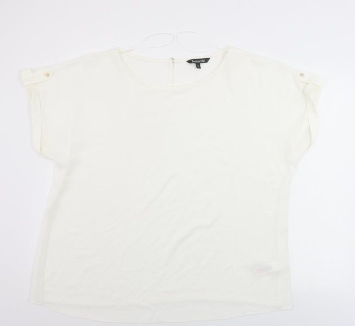 Bonmarché  Womens Ivory   Basic Blouse Size 22