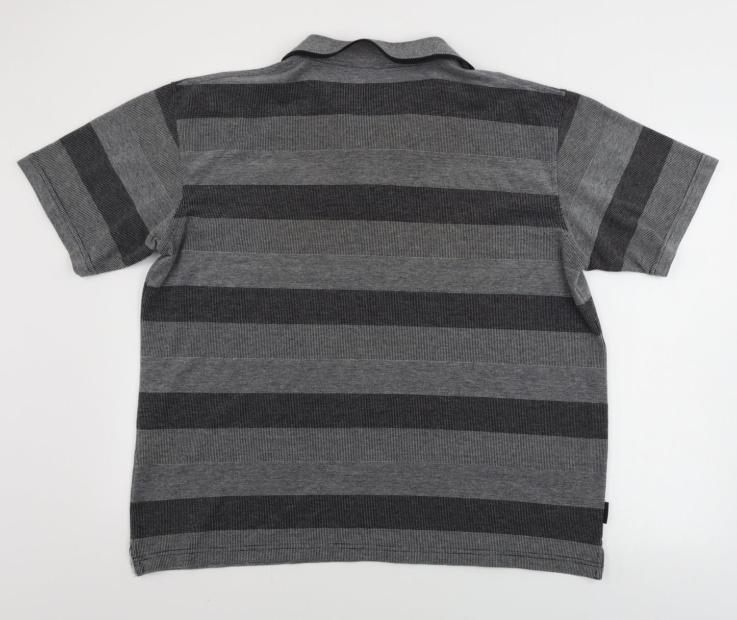 GUINESS  Mens Grey Striped   Polo Size XL
