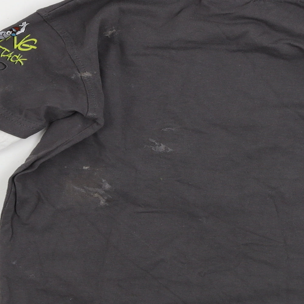 okay  Boys Grey   Basic T-Shirt Size 8-9 Years