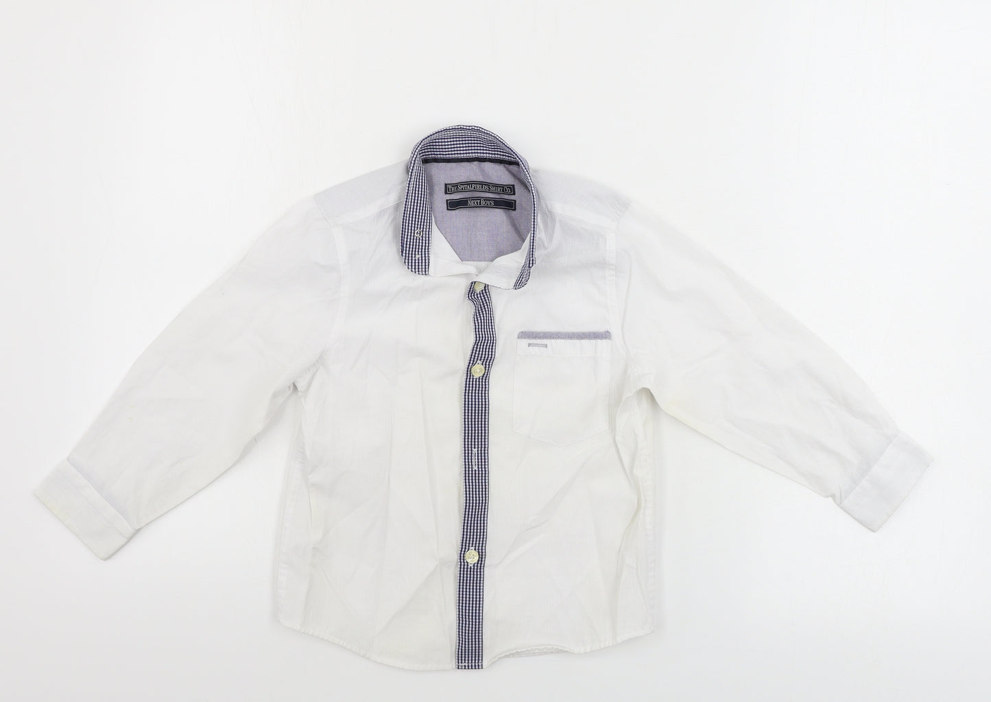 NEXT  Boys White   Basic Button-Up Size 4 Years
