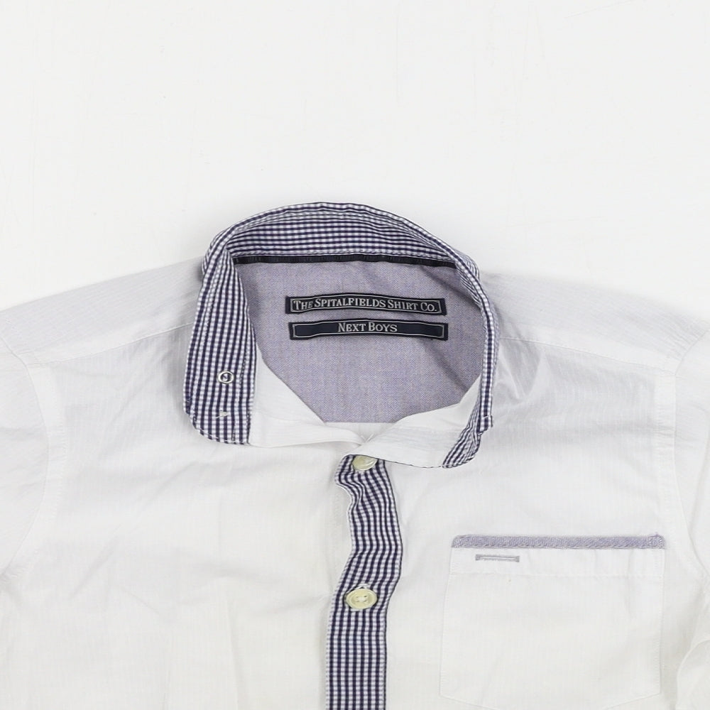 NEXT  Boys White   Basic Button-Up Size 4 Years