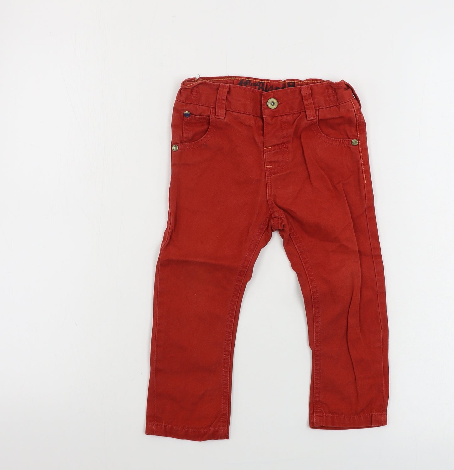 NEXT  Boys Red   Cargo Trousers Size 12-18 Months