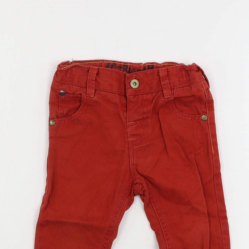 NEXT  Boys Red   Cargo Trousers Size 12-18 Months