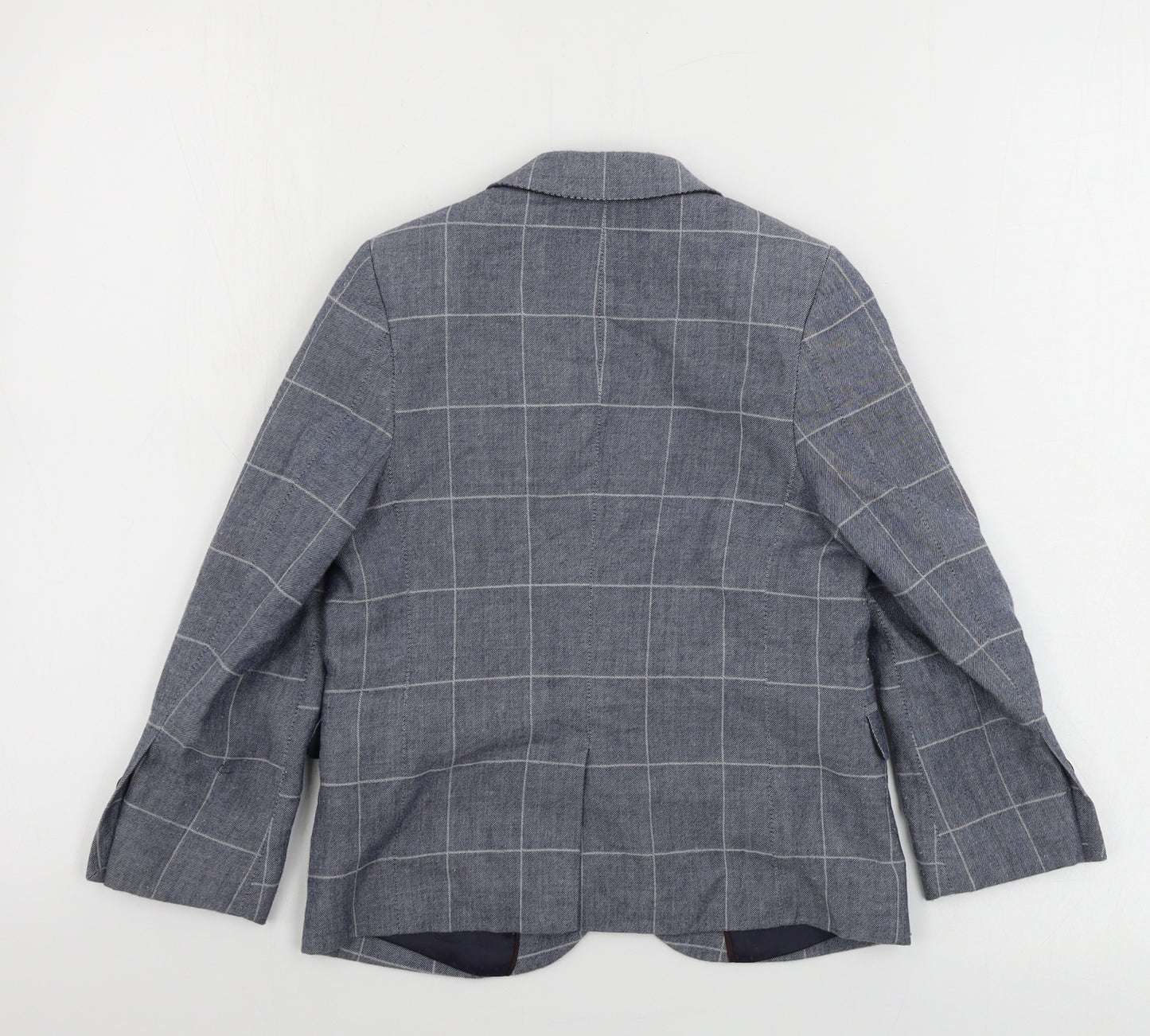 NEXT  Boys Grey Check  Jacket Coat Size 18 Months