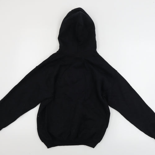 Gildan Boys Black   Pullover Hoodie Size 5-6 Years
