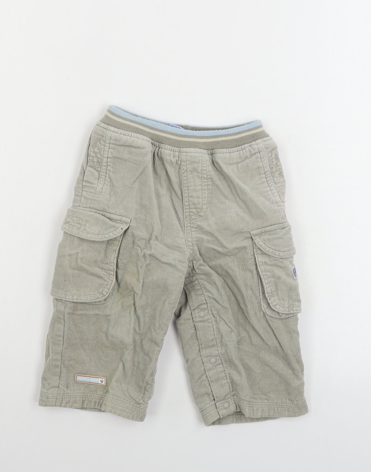 Disney Boys Beige   Cargo Trousers Size 12-18 Months