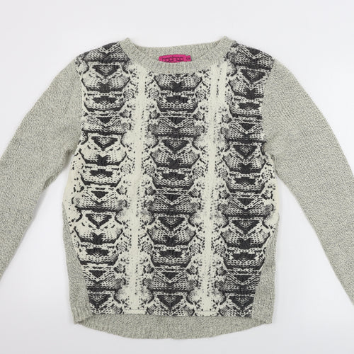Boohoo  Womens Beige   Pullover Jumper Size M