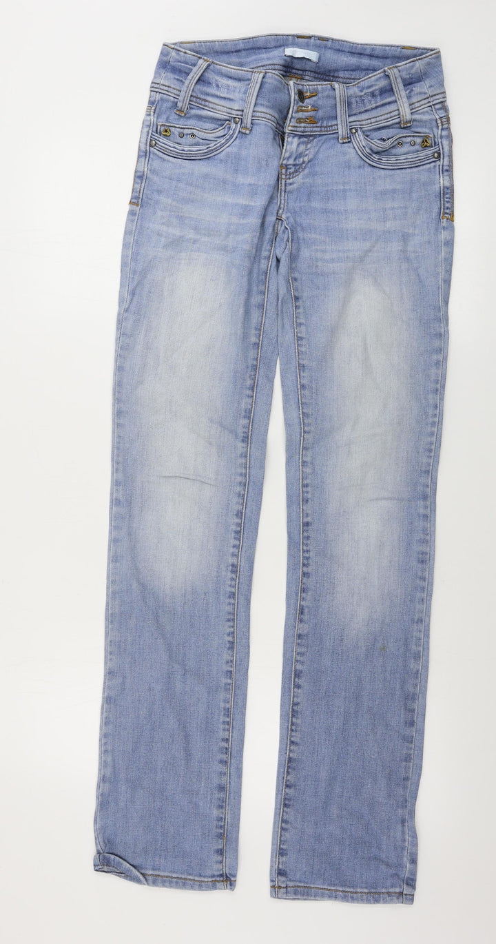 Promod Womens Blue Straight Jeans Size 32 in L30 in