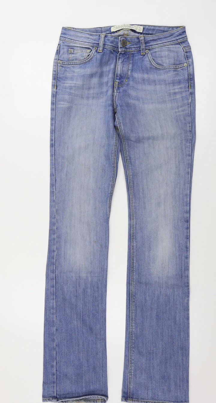 Zara Womens Blue Skinny Jeans Size 6 L30 in