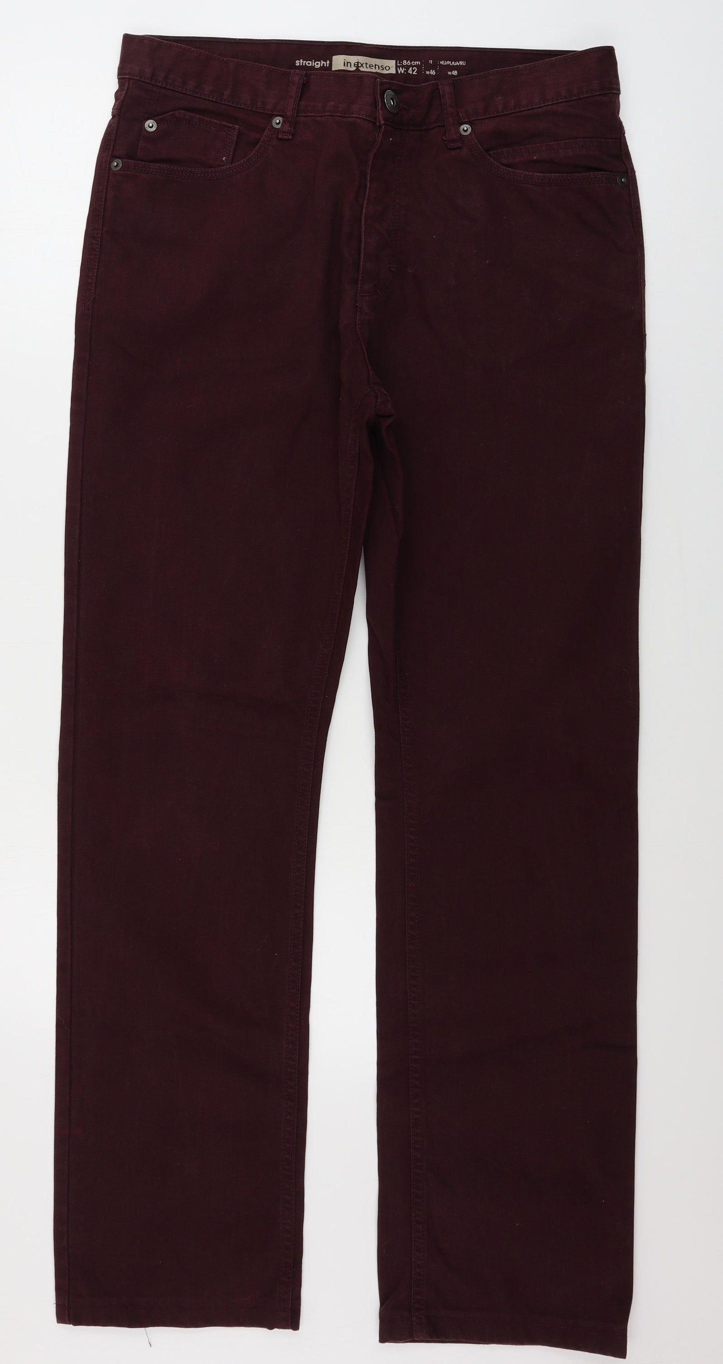 IN EXTENSO  Mens Brown   Straight Jeans Size 32 in L30 in