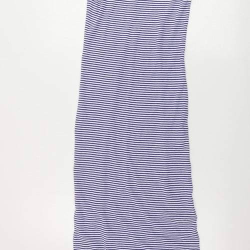 brave soul  Womens Blue Striped  Bodycon  Size M