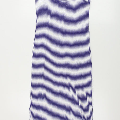 brave soul  Womens Blue Striped  Bodycon  Size M