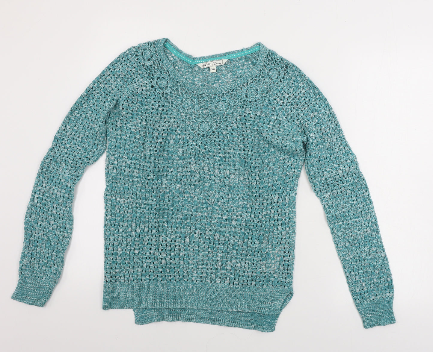 Fat Face Womens Green   Pullover Jumper Size 10