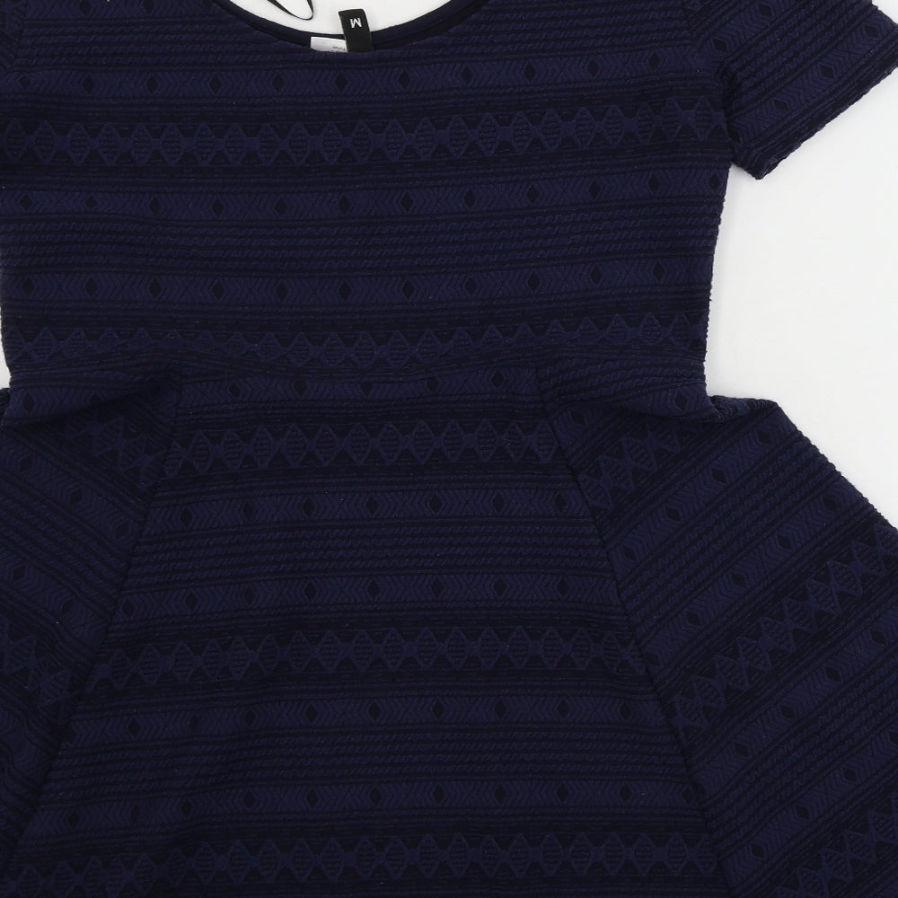 H&M Womens Blue   A-Line  Size M