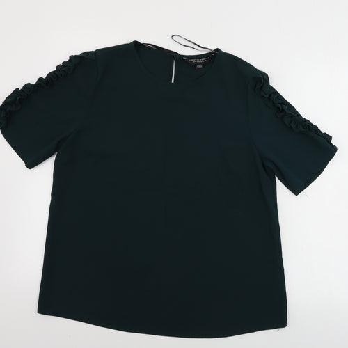 Dorothy Perkins  Womens Green   Basic Blouse Size 12