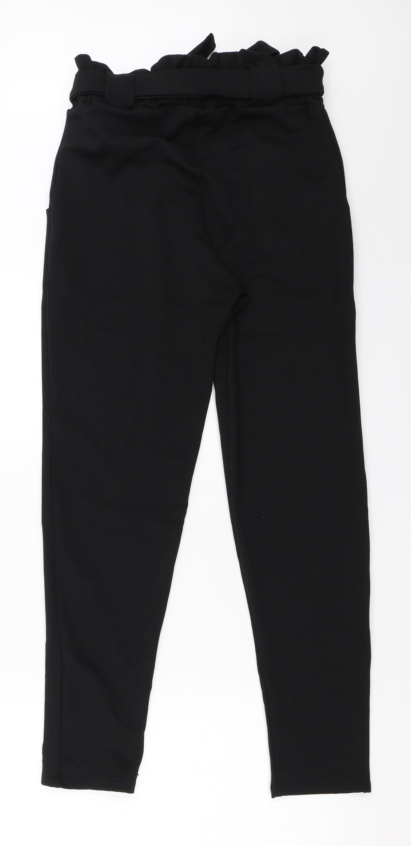 Quiz Womens Black   Trousers  Size 8 L26.5 in