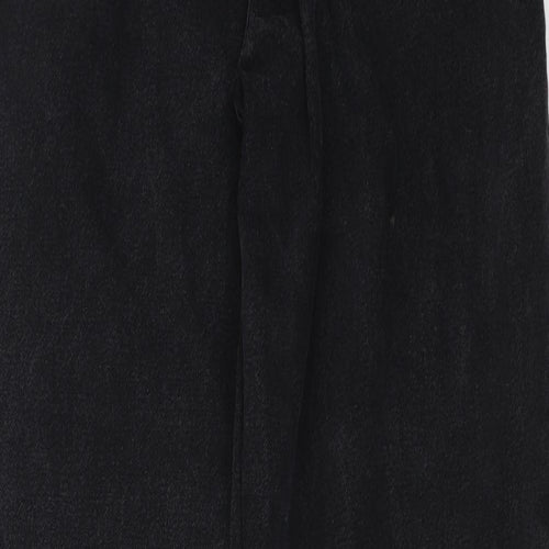 SheIn Womens Black  Denim Straight Jeans Size XS L29 in