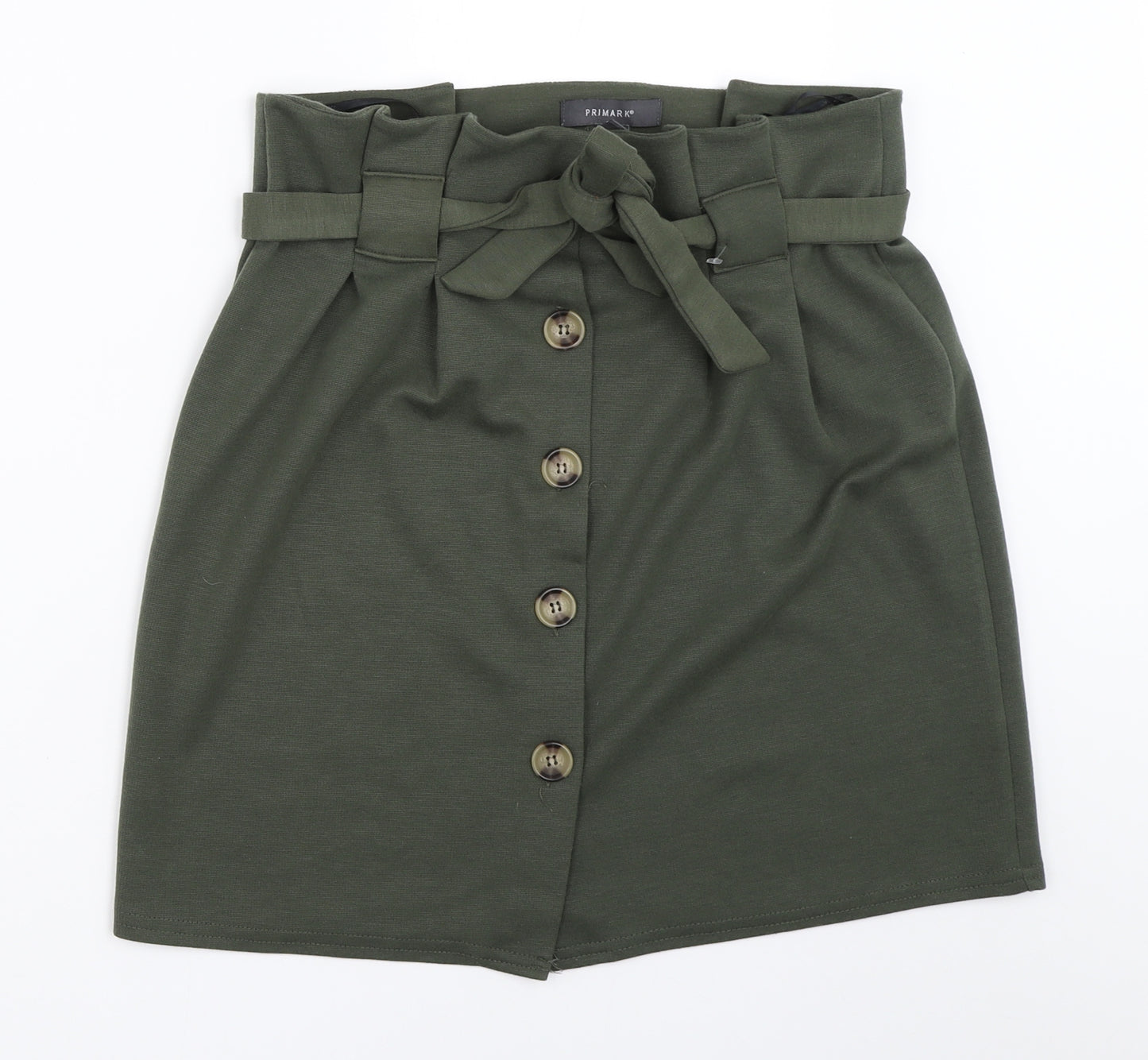 Primark Womens Green   Mini Skirt Size 14