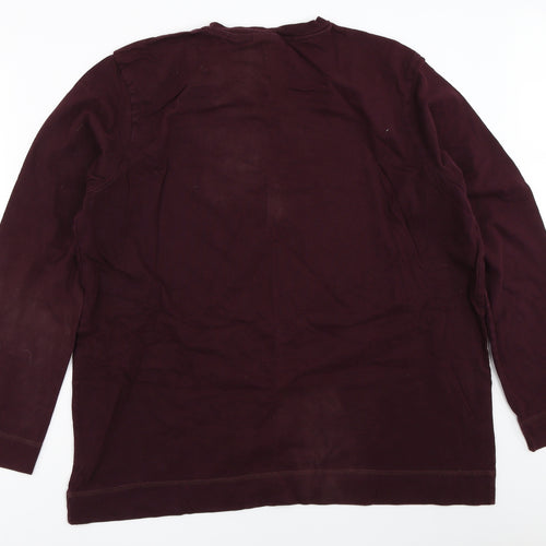 Burton Mens Purple   Pullover Sweatshirt Size XL