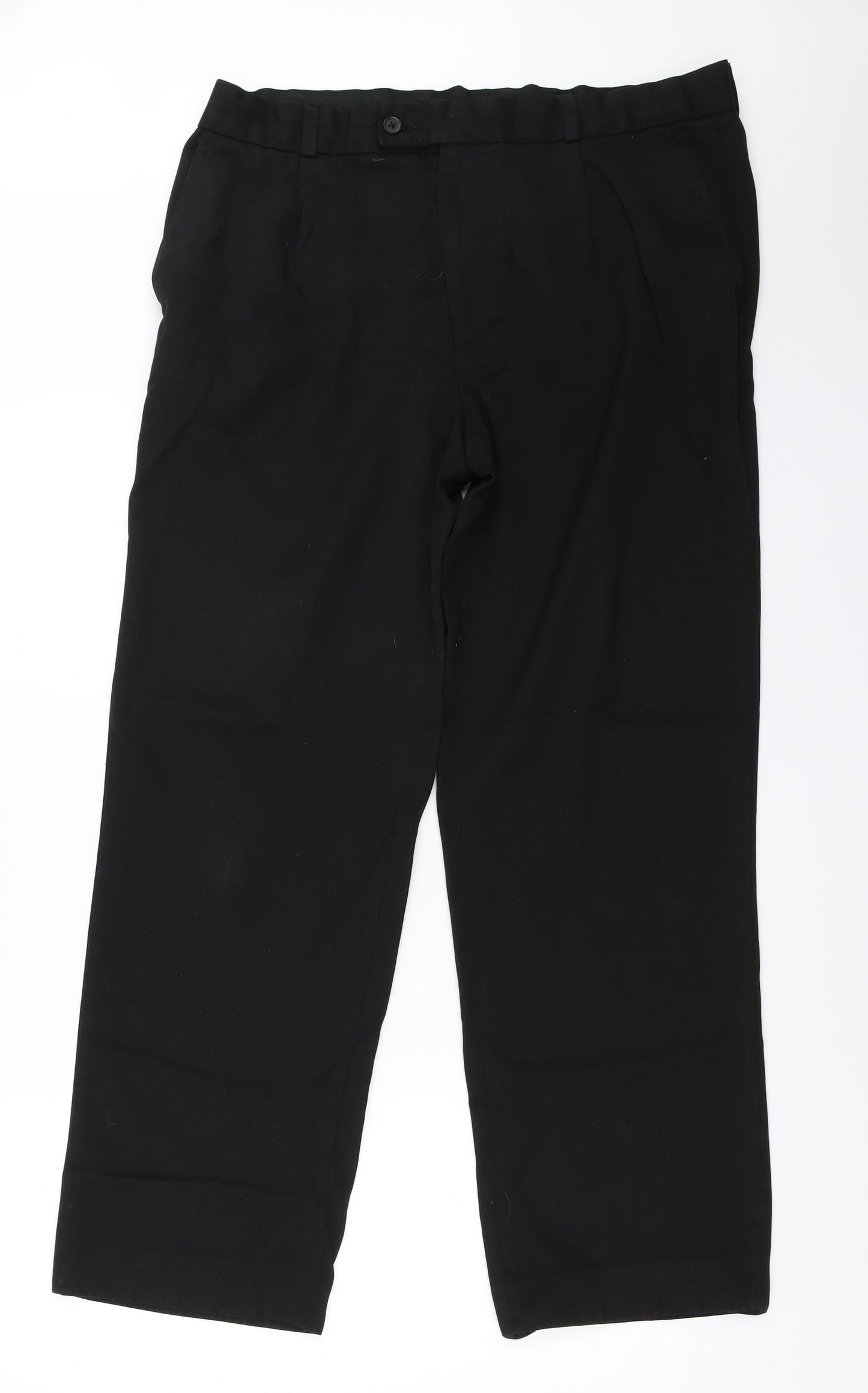 TU Mens Black   Trousers  Size 36 in L30 in