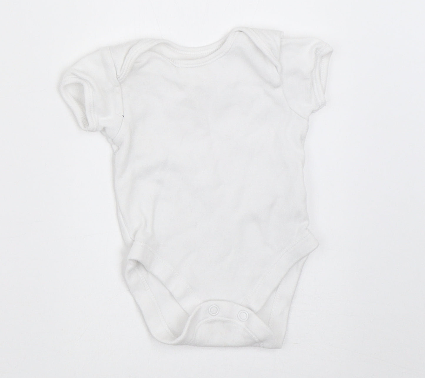 George Boys White   Babygrow One-Piece Size 0-3 Months