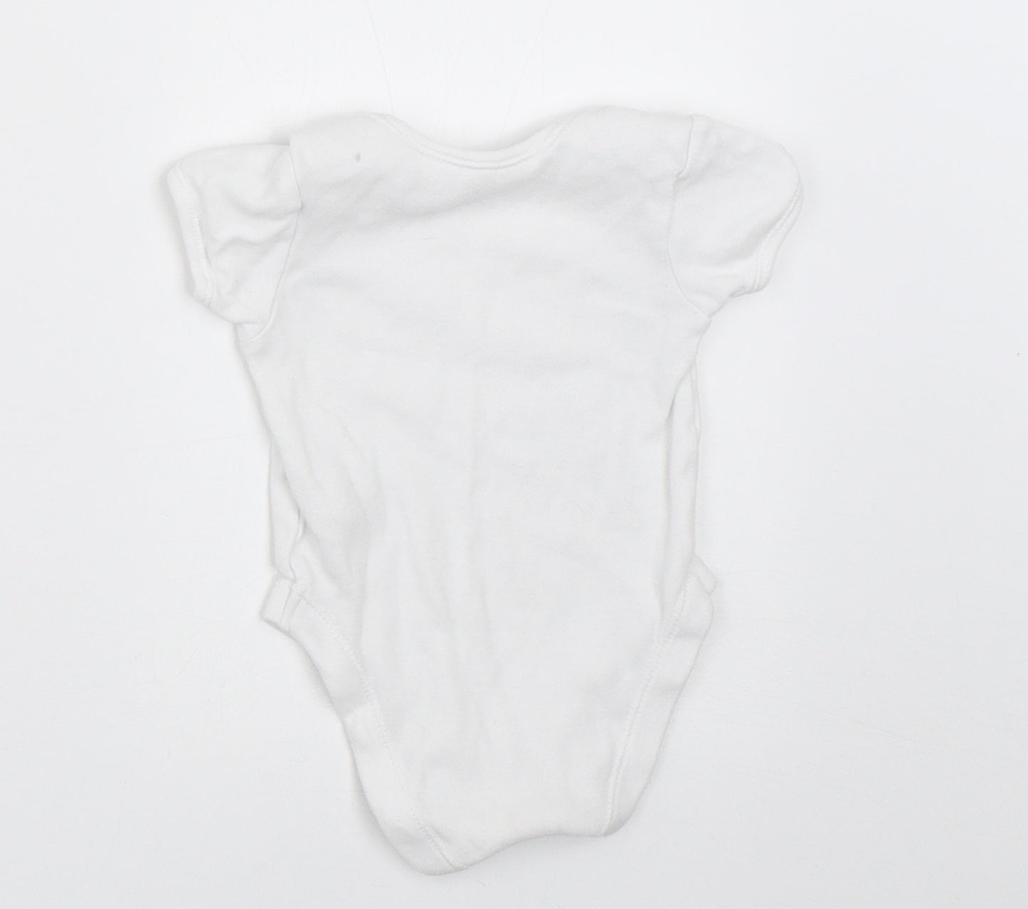 George Boys White   Babygrow One-Piece Size 0-3 Months