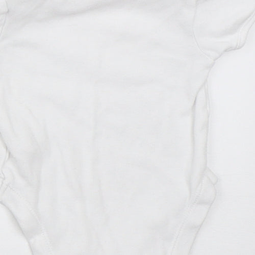 George Boys White   Babygrow One-Piece Size 0-3 Months