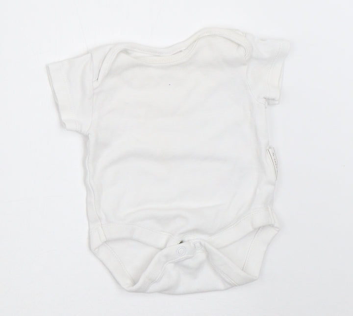 NEXT Baby White Babygrow One-Piece Size Newborn