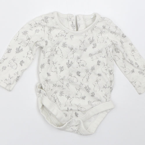 TU Baby White   Babygrow One-Piece Size 3-6 Months