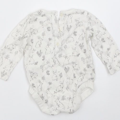 TU Baby White   Babygrow One-Piece Size 3-6 Months