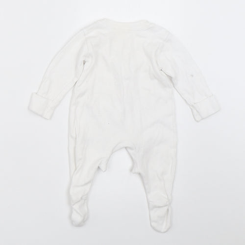 George Baby White   Babygrow One-Piece Size 0-3 Months