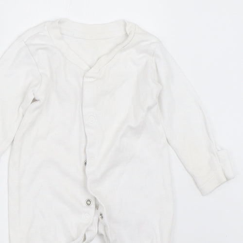 George Baby White   Babygrow One-Piece Size 0-3 Months