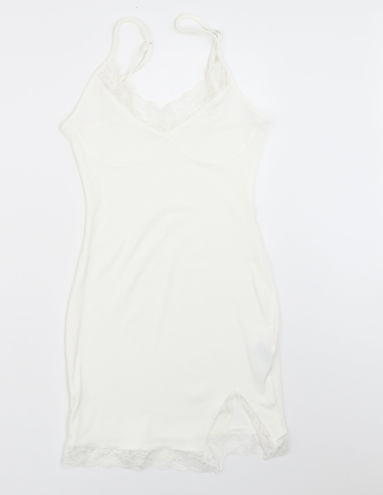 SheIn Womens Ivory Solid  Cami Dress Size XS
