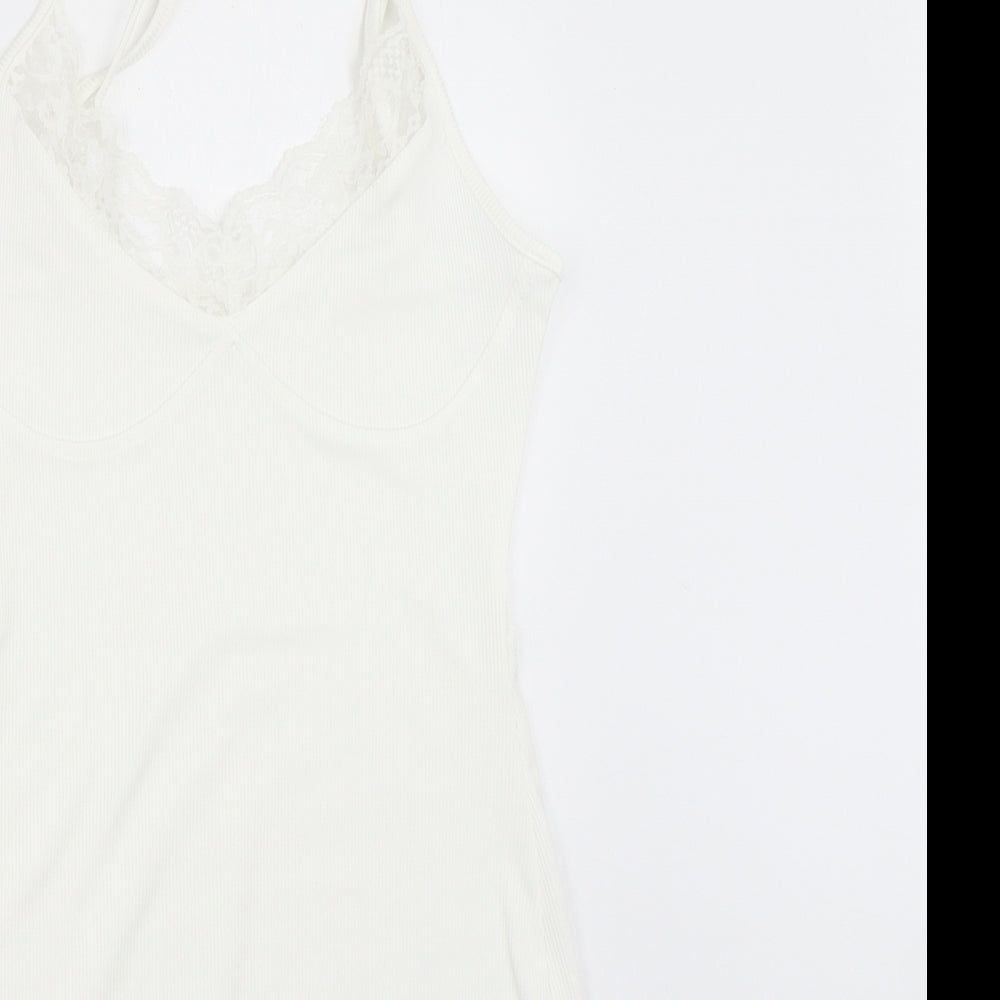 SheIn Womens Ivory Solid  Cami Dress Size XS