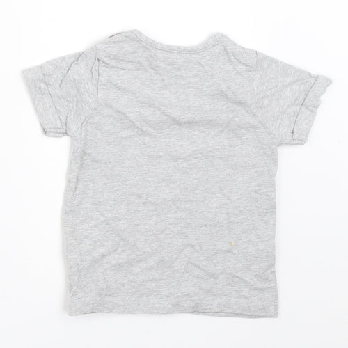 NEXT Girls Grey   Basic T-Shirt Size 3-6 Months