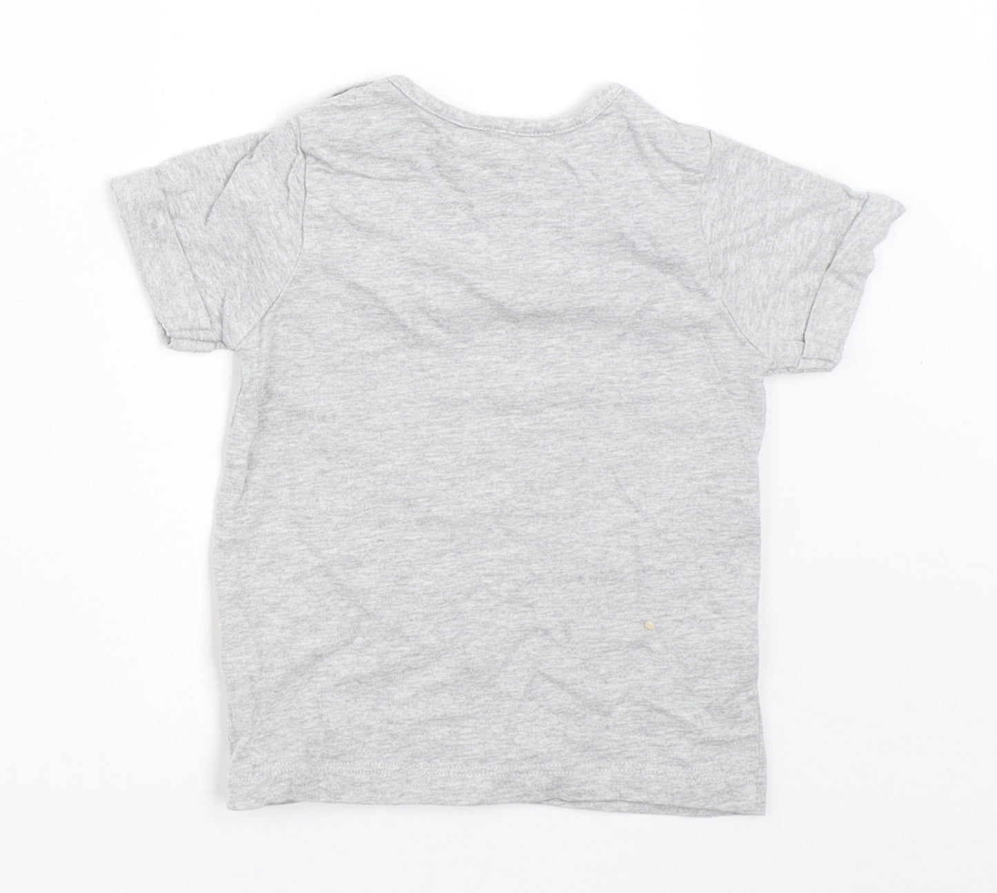 NEXT Girls Grey   Basic T-Shirt Size 3-6 Months