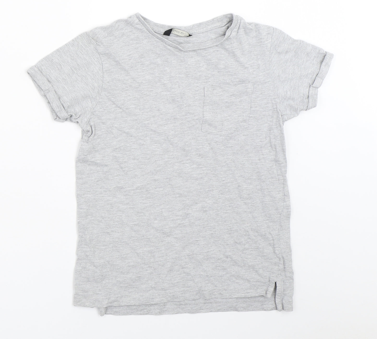 George Boys Grey   Basic T-Shirt Size 8-9 Years