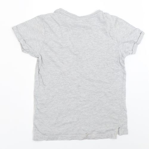George Boys Grey   Basic T-Shirt Size 8-9 Years