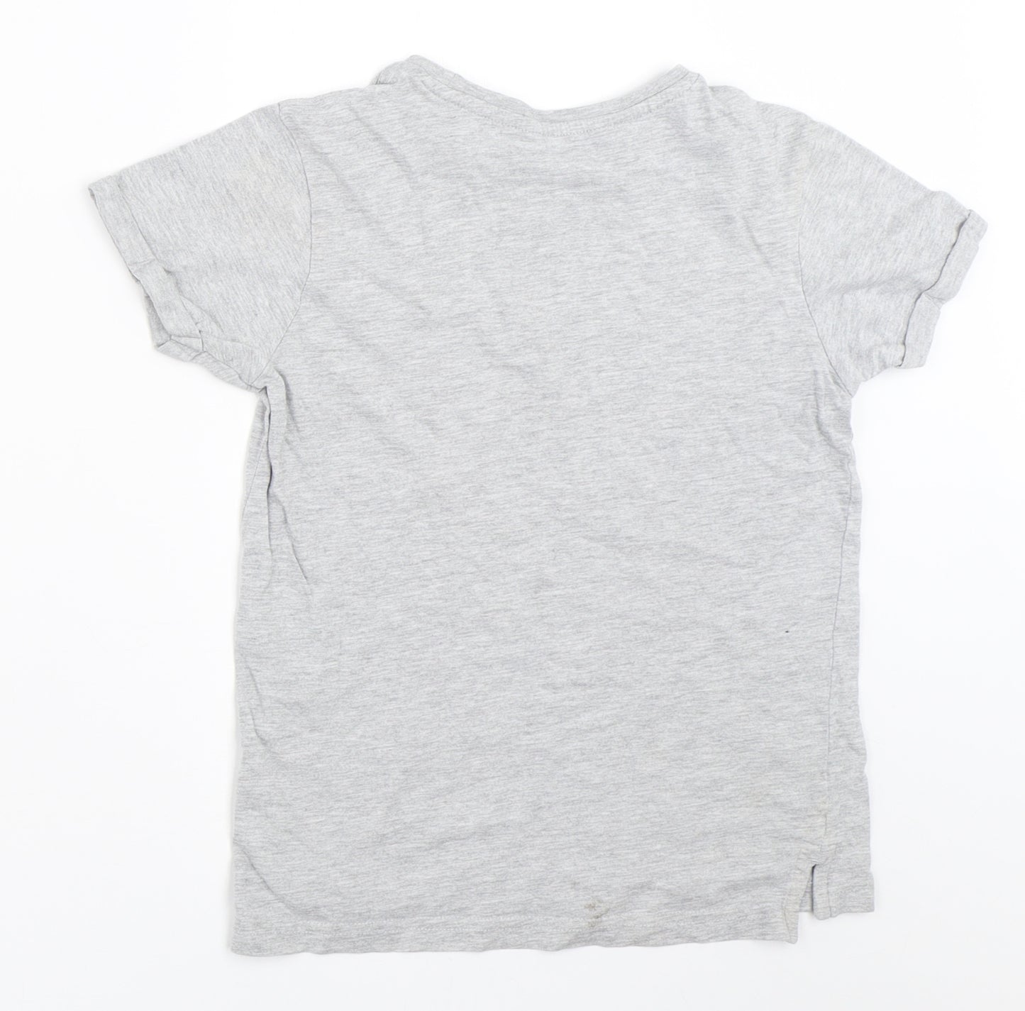 George Boys Grey   Basic T-Shirt Size 8-9 Years