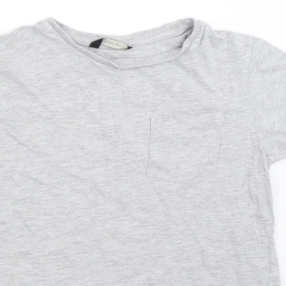 George Boys Grey   Basic T-Shirt Size 8-9 Years