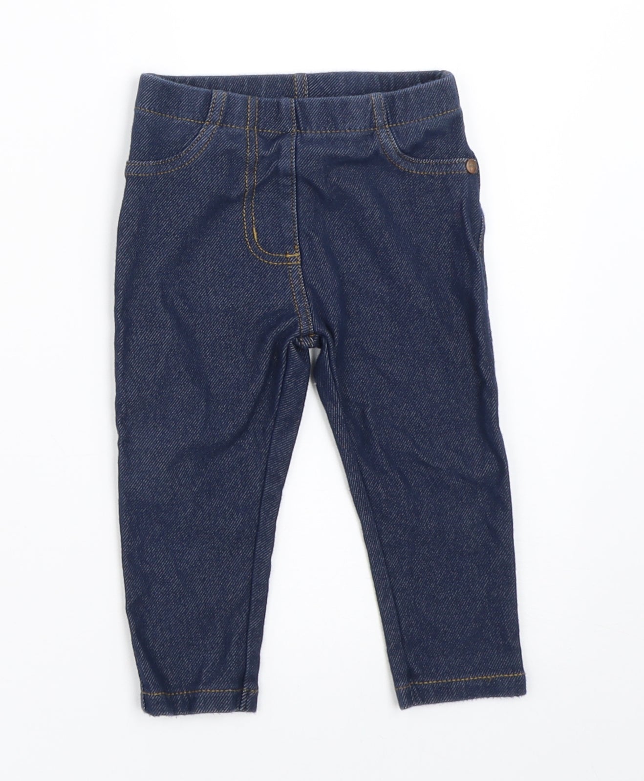 NEXT Girls Blue   Capri Leggings Size 9-12 Months
