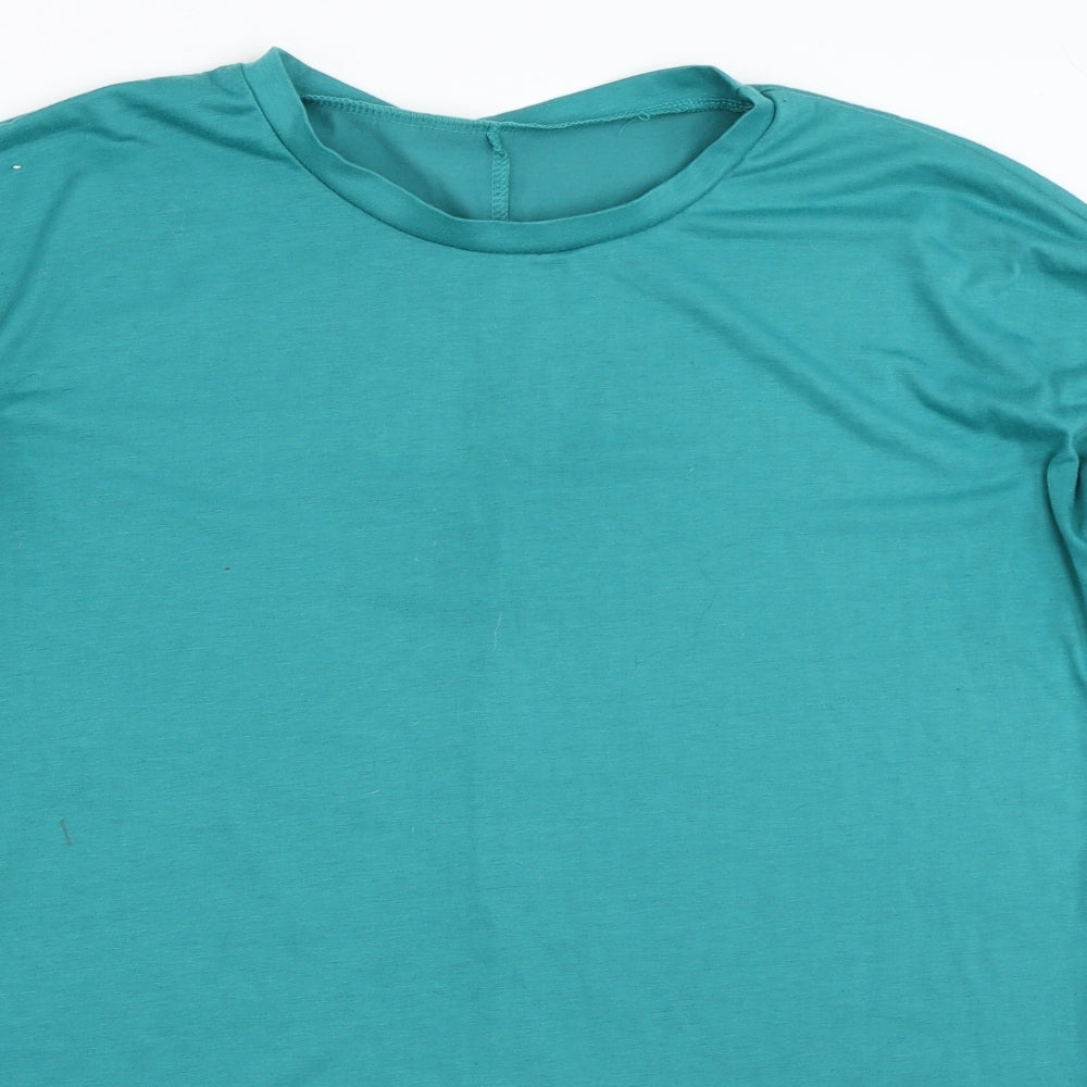 Preworn Womens Green   Basic T-Shirt Size L