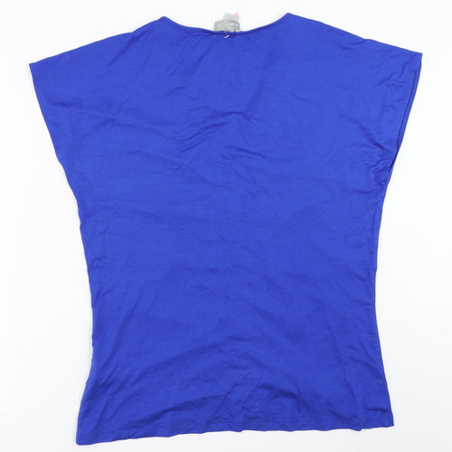 Per Una Womens Blue   Basic Blouse Size 16